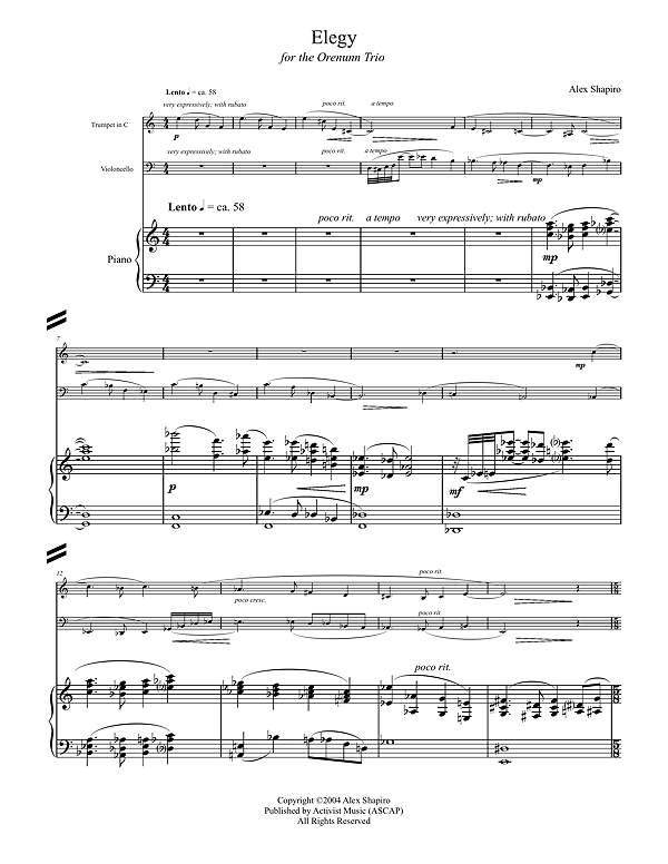 Elegy page 1